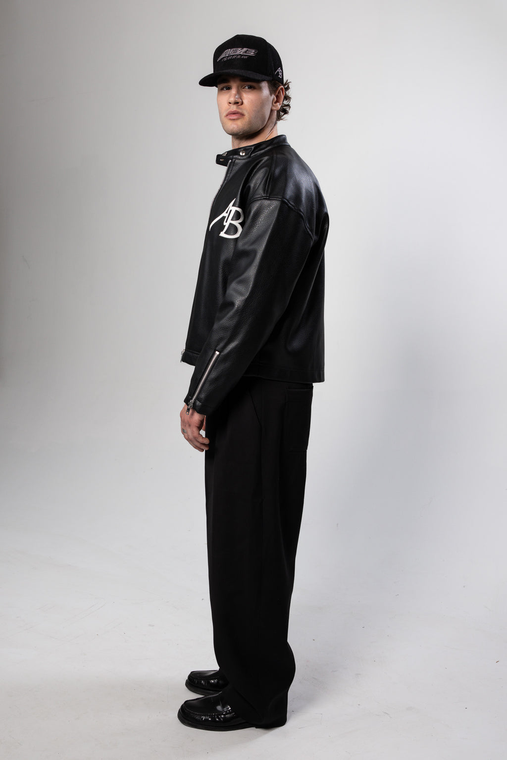 Monochrome Leather Jacket