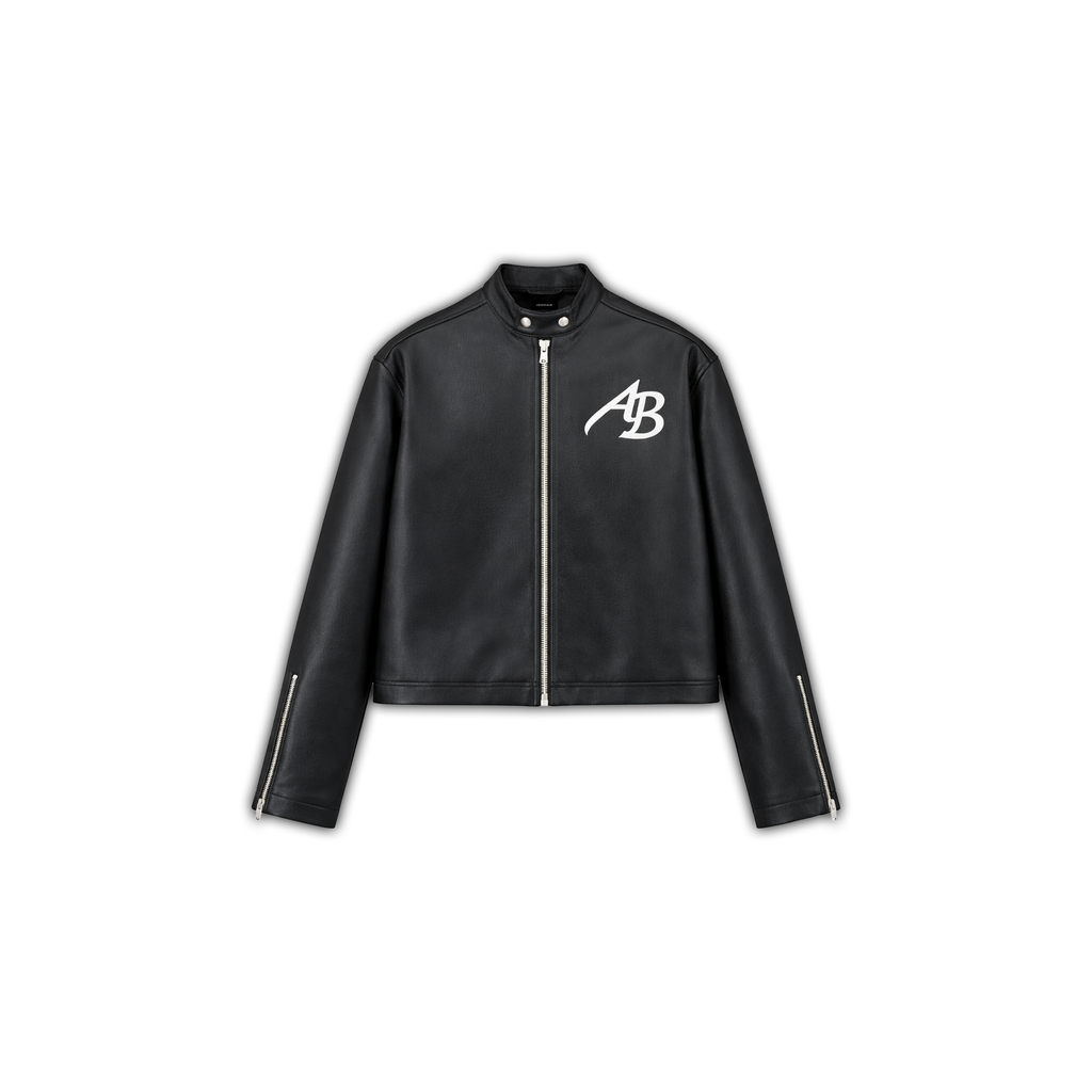 Monochrome Leather Jacket