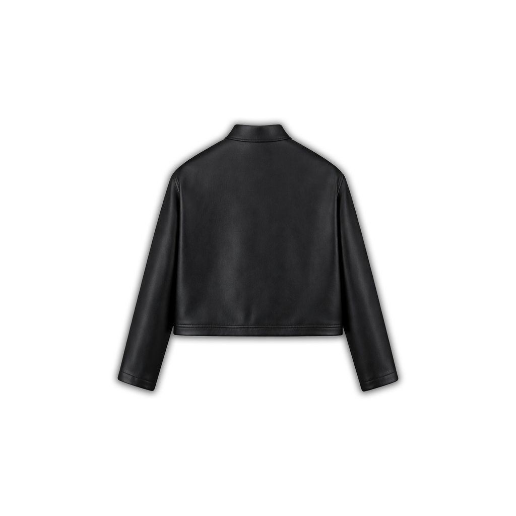 Monochrome Leather Jacket