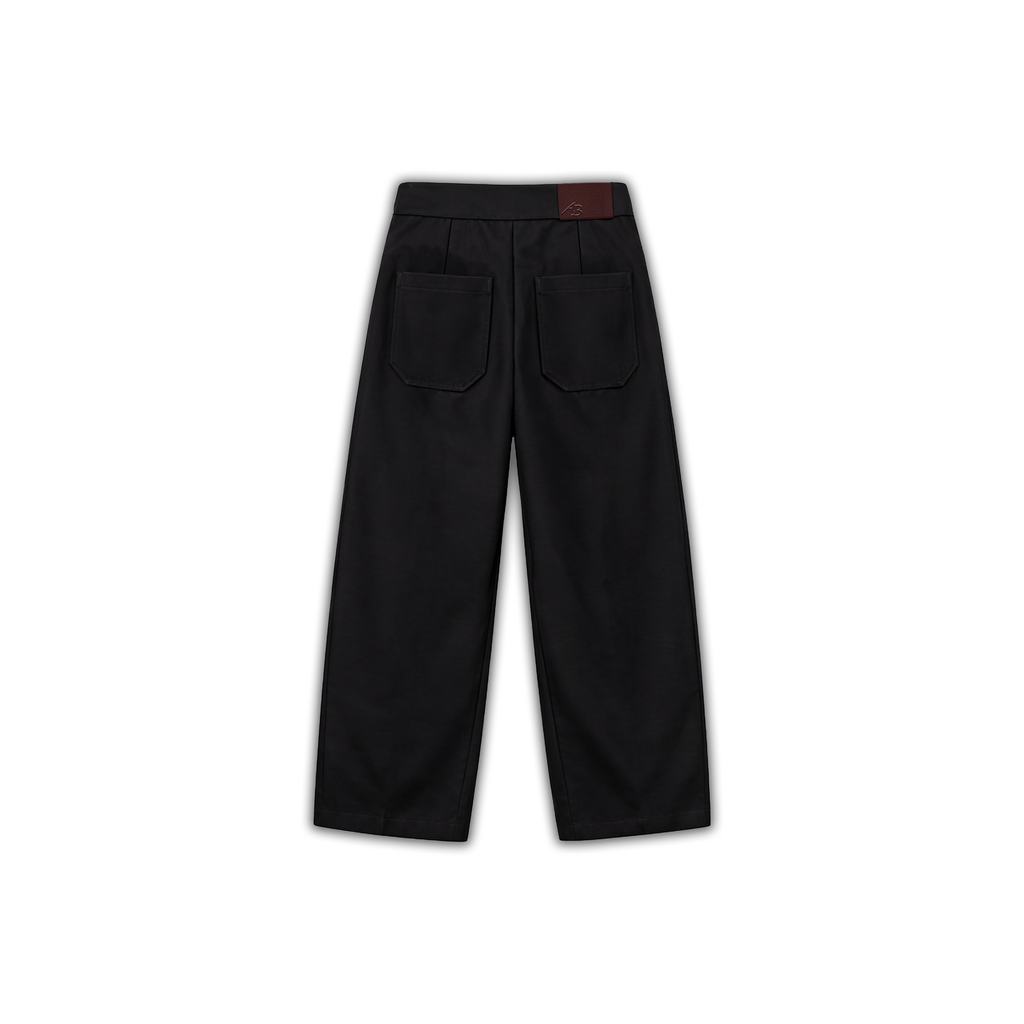 Monochrome Pleated Pants
